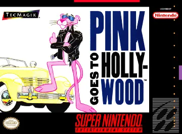 Pink Goes to Hollywood (USA) box cover front